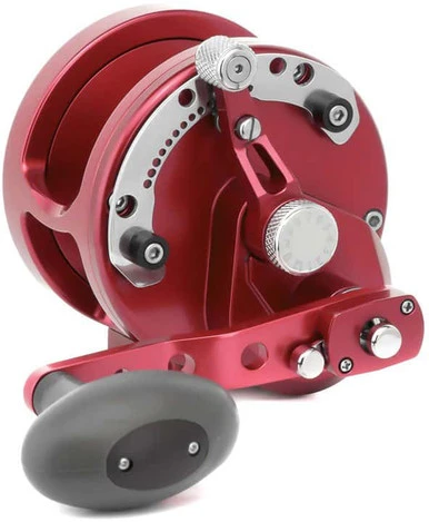 Avet HXJ 5/2 MC Two Speed Lever Drag Casting Reel Red 3 Avet HXJ 5/2 MC Two Speed Lever Drag Casting Reel Red