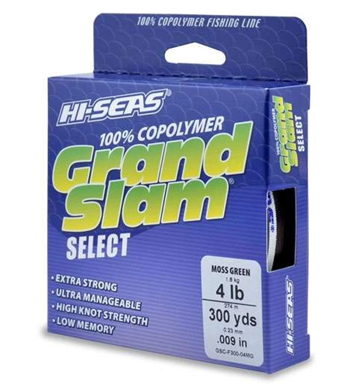 Hi-Seas Grand Slam Select Copolymer Fishing Line Moss Green 3 Hi-Seas Grand Slam Select Copolymer Fishing Line Moss Green