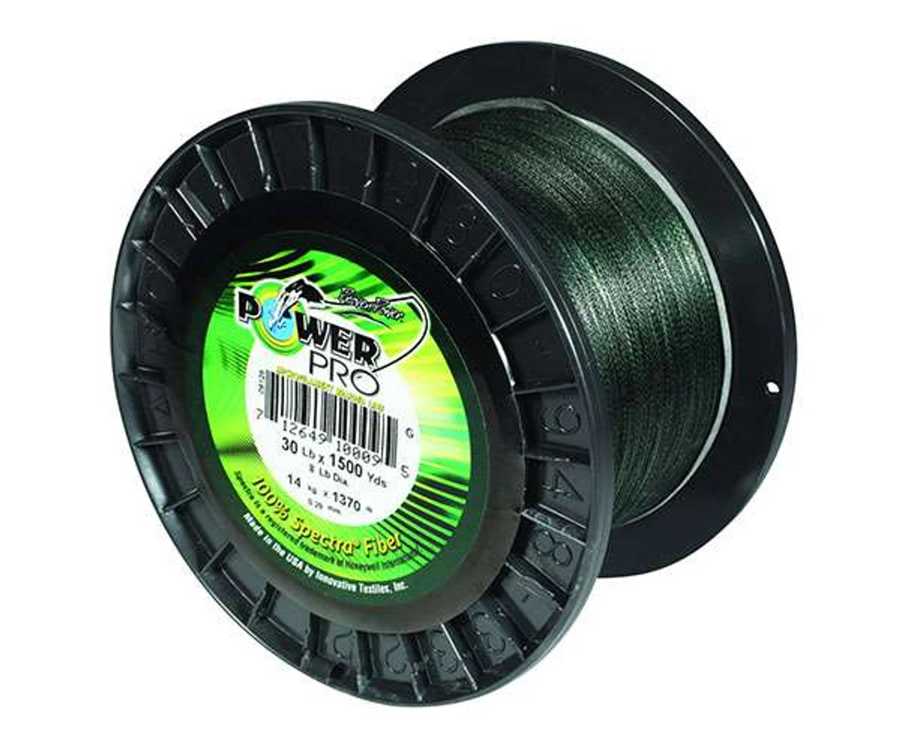 Power Pro PowerPro Braided Spectra Fiber Fishing Line Moss Green 500 Yds. 4 Power Pro PowerPro Braided Spectra Fiber Fishing Line Moss Green 500 Yds. - Image 2