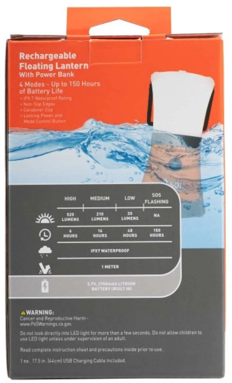 Survive Outdoors Longer Floating Lantern With Power Bank 4 Survive Outdoors Longer Floating Lantern With Power Bank - Image 2