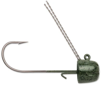 VMC Finesse Weedless Jig - 1/8oz - Green Pumpkin 3 VMC Finesse Weedless Jig - 1/8oz - Green Pumpkin
