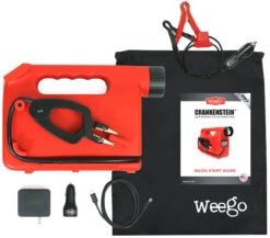 WeeGo Crankenstein 12V/24V Jump Starter & LED Flashlight -Quality Fishing Supplies Store weego c154 crankenstein jump starter 24937.1651334978